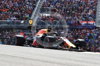 World © Octane Photographic Ltd. Formula 1 – United States GP - Race. Aston Martin Red Bull Racing TAG Heuer RB14 – Daniel Ricciardo. Circuit of the Americas (COTA), USA. Sunday 21st October 2018.