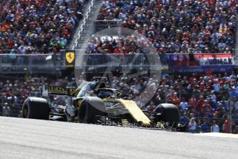 World © Octane Photographic Ltd. Formula 1 – United States GP - Race. Renault Sport F1 Team RS18 – Nico Hulkenberg. Circuit of the Americas (COTA), USA. Sunday 21st October 2018.
