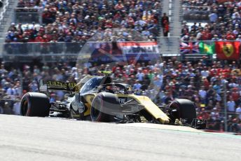 World © Octane Photographic Ltd. Formula 1 – United States GP - Race. Renault Sport F1 Team RS18 – Carlos Sainz. Circuit of the Americas (COTA), USA. Sunday 21st October 2018.