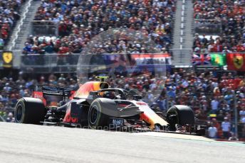 World © Octane Photographic Ltd. Formula 1 – United States GP - Race. Aston Martin Red Bull Racing TAG Heuer RB14 – Max Verstappen. Circuit of the Americas (COTA), USA. Sunday 21st October 2018.
