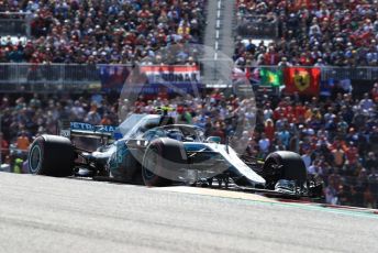 World © Octane Photographic Ltd. Formula 1 – United States GP - Race. Mercedes AMG Petronas Motorsport AMG F1 W09 EQ Power+ - Valtteri Bottas. Circuit of the Americas (COTA), USA. Sunday 21st October 2018.