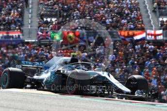 World © Octane Photographic Ltd. Formula 1 – United States GP - Race. Mercedes AMG Petronas Motorsport AMG F1 W09 EQ Power+ - Valtteri Bottas. Circuit of the Americas (COTA), USA. Sunday 21st October 2018.