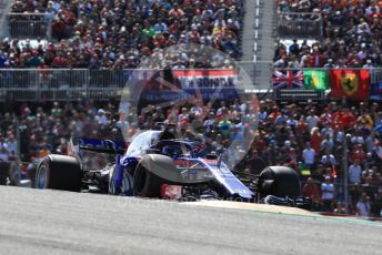 World © Octane Photographic Ltd. Formula 1 – United States GP - Race. Scuderia Toro Rosso STR13 – Brendon Hartley. Circuit of the Americas (COTA), USA. Sunday 21st October 2018.