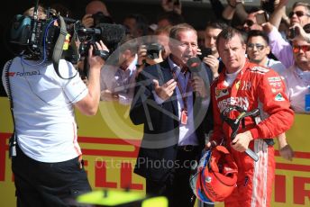 World © Octane Photographic Ltd. Formula 1 – United States GP - Podium. Scuderia Ferrari SF71-H – Kimi Raikkonen. Circuit of the Americas (COTA), USA. Sunday 21st October 2018.