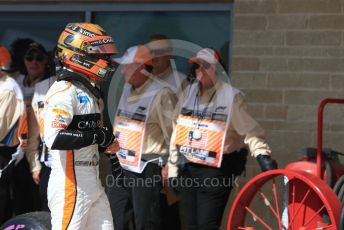 World © Octane Photographic Ltd. Formula 1 – United States GP - Race. McLaren MCL33 – Stoffel Vandoorne. Circuit of the Americas (COTA), USA. Sunday 21st October 2018.