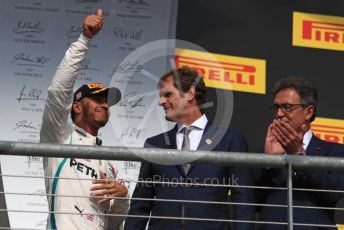 World © Octane Photographic Ltd. Formula 1 – United States GP – Race Podium. Mercedes AMG Petronas Motorsport AMG F1 W09 EQ Power+ - Lewis Hamilton. Circuit of the Americas (COTA), USA. Sunday 21st October 2018