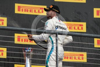 World © Octane Photographic Ltd. Formula 1 – United States GP – Race Podium. Mercedes AMG Petronas Motorsport AMG F1 W09 EQ Power+ - Lewis Hamilton. Circuit of the Americas (COTA), USA. Sunday 21st October 2018