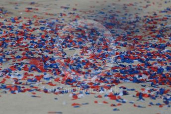 World © Octane Photographic Ltd. Formula 1 – United States GP – Race Podium. Ticker tape. Circuit of the Americas (COTA), USA. Sunday 21st October 2018