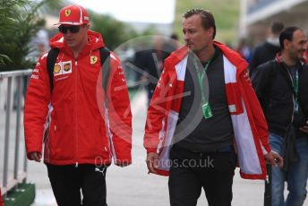 World © Octane Photographic Ltd. Formula 1 – United States GP - Paddock. Scuderia Ferrari SF71-H – Kimi Raikkonen. Circuit of the Americas (COTA), USA. Saturday 20th October 2018.