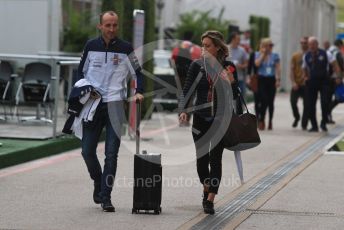 World © Octane Photographic Ltd. Formula 1 – United States GP - Paddock. Williams Martini Racing FW41 – Robert Kubica. Circuit of the Americas (COTA), USA. Saturday 20th October 2018.
