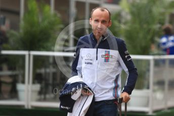 World © Octane Photographic Ltd. Formula 1 – United States GP - Paddock. Williams Martini Racing FW41 – Robert Kubica. Circuit of the Americas (COTA), USA. Saturday 20th October 2018.
