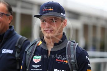 World © Octane Photographic Ltd. Formula 1 – United States GP - Paddock. Aston Martin Red Bull Racing TAG Heuer RB14 – Max Verstappen. Circuit of the Americas (COTA), USA. Saturday 20th October 2018.