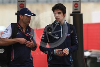 World © Octane Photographic Ltd. Formula 1 – United States GP - Paddock. Williams Martini Racing FW41 – Lance Stroll. Circuit of the Americas (COTA), USA. Saturday 20th October 2018.