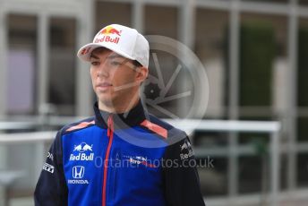 World © Octane Photographic Ltd. Formula 1 – United States GP - Paddock. Scuderia Toro Rosso STR13 – Pierre Gasly. Circuit of the Americas (COTA), USA. Saturday 20th October 2018.