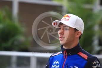 World © Octane Photographic Ltd. Formula 1 – United States GP - Paddock. Scuderia Toro Rosso STR13 – Pierre Gasly. Circuit of the Americas (COTA), USA. Saturday 20th October 2018.