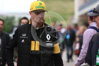 World © Octane Photographic Ltd. Formula 1 – United States GP - Paddock. Renault Sport F1 Team RS18 – Nico Hulkenberg. Circuit of the Americas (COTA), USA. Saturday 20th October 2018.