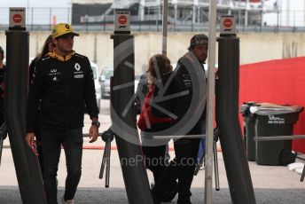 World © Octane Photographic Ltd. Formula 1 – United States GP - Paddock. Renault Sport F1 Team RS18 – Carlos Sainz. Circuit of the Americas (COTA), USA. Saturday 20th October 2018.