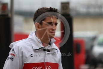 World © Octane Photographic Ltd. Formula 1 – United States GP - Paddock. Alfa Romeo Sauber F1 Team C37 – Charles Leclerc. Circuit of the Americas (COTA), USA. Saturday 20th October 2018.