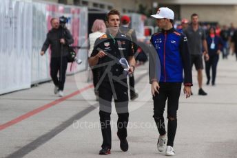 World © Octane Photographic Ltd. Formula 1 – United States GP - Paddock. Scuderia Toro Rosso STR13 – Pierre Gasly. Circuit of the Americas (COTA), USA. Saturday 20th October 2018.