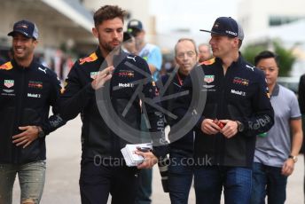 World © Octane Photographic Ltd. Formula 1 – United States GP - Paddock. Aston Martin Red Bull Racing TAG Heuer RB14 – Max Verstappen. Circuit of the Americas (COTA), USA. Saturday 20th October 2018.