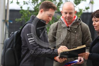 World © Octane Photographic Ltd. Formula 1 – United States GP - Paddock. McLaren MCL33 – Stoffel Vandoorne. Circuit of the Americas (COTA), USA. Saturday 20th October 2018.