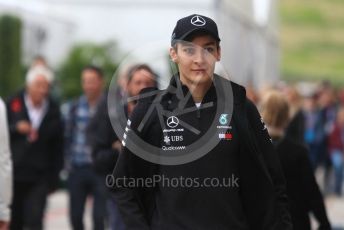 World © Octane Photographic Ltd. Formula 1 - United States GP - Paddock. George Russell - Mercedes AMG Petronas F1 Reserve Driver. Circuit of the Americas (COTA), USA. Saturday 20th October 2018.