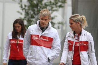 World © Octane Photographic Ltd. Formula 1 – United States GP - Paddock. Alfa Romeo Sauber F1 Team C37 – Marcus Ericsson. Circuit of the Americas (COTA), USA. Saturday 20th October 2018.