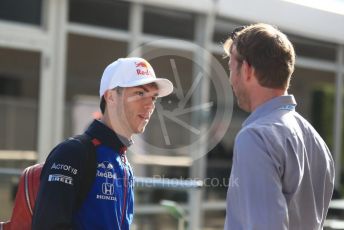 World © Octane Photographic Ltd. Formula 1 – United States GP - Paddock. Scuderia Toro Rosso STR13 – Pierre Gasly. Circuit of the Americas (COTA), USA. Sunday 21st October 2018.