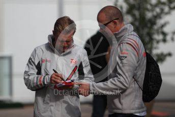 World © Octane Photographic Ltd. Formula 1 – United States GP - Paddock. Haas F1 Team VF-18 – Kevin Magnussen. Circuit of the Americas (COTA), USA. Sunday 21st October 2018.