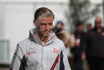 World © Octane Photographic Ltd. Formula 1 – United States GP - Paddock. Haas F1 Team VF-18 – Kevin Magnussen. Circuit of the Americas (COTA), USA. Sunday 21st October 2018.