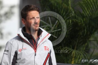 World © Octane Photographic Ltd. Formula 1 – United States GP - Paddock. Haas F1 Team VF-18 – Romain Grosjean. Circuit of the Americas (COTA), USA. Sunday 21st October 2018.