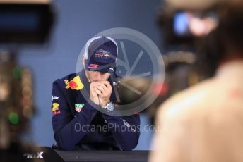 World © Octane Photographic Ltd. Formula 1 – United States GP - FIA Drivers’ Press Conference. Aston Martin Red Bull Racing TAG Heuer – Daniel Ricciardo. Circuit of the Americas (COTA), USA. Thursday 18th October 2018.