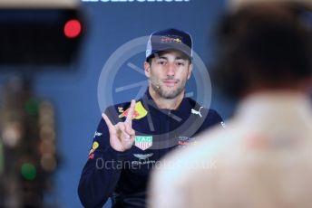 World © Octane Photographic Ltd. Formula 1 – United States GP - FIA Drivers’ Press Conference. Aston Martin Red Bull Racing TAG Heuer – Daniel Ricciardo. Circuit of the Americas (COTA), USA. Thursday 18th October 2018.