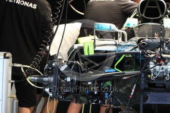 World © Octane Photographic Ltd. Formula 1 – United States GP – Pit Lane. Mercedes AMG Petronas Motorsport AMG F1 W09 EQ Power+. Circuit of the Americas (COTA), USA. Thursday 18th October 2018.