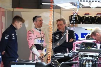 World © Octane Photographic Ltd. Formula 1 – United States GP - Pit Lane. Racing Point Force India VJM11 - Nicholas Latifi. Circuit of the Americas (COTA), USA. Thursday 18th October 2018.