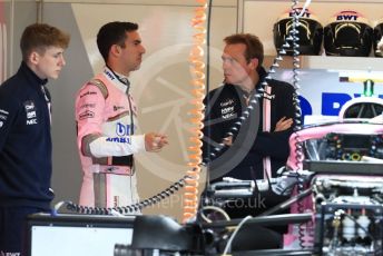 World © Octane Photographic Ltd. Formula 1 – United States GP - Pit Lane. Racing Point Force India VJM11 - Nicholas Latifi. Circuit of the Americas (COTA), USA. Thursday 18th October 2018.