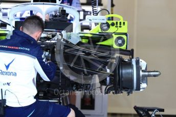 World © Octane Photographic Ltd. Formula 1 – United States GP - Pit Lane. Williams Martini Racing FW41. Circuit of the Americas (COTA), USA. Thursday 18th October 2018.