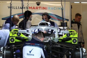 World © Octane Photographic Ltd. Formula 1 – United States GP - Pit Lane. Williams Martini Racing FW41. Circuit of the Americas (COTA), USA. Thursday 18th October 2018.