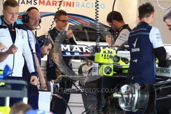 World © Octane Photographic Ltd. Formula 1 – United States GP - Pit Lane. Williams Martini Racing FW41. Circuit of the Americas (COTA), USA. Thursday 18th October 2018.