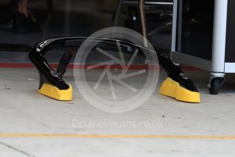 World © Octane Photographic Ltd. Formula 1 – United States GP - Pit Lane. Renault Sport F1 Team RS18 halo removed from the car. Circuit of the Americas (COTA), USA. Thursday 18th October 2018.