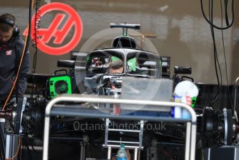 World © Octane Photographic Ltd. Formula 1 – United States GP - Pit Lane. Haas F1 Team VF-18. Circuit of the Americas (COTA), USA. Thursday 18th October 2018.