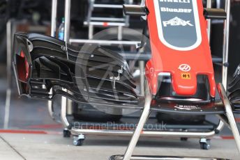 World © Octane Photographic Ltd. Formula 1 – United States GP - Pit Lane. Haas F1 Team VF-18. Circuit of the Americas (COTA), USA. Thursday 18th October 2018.