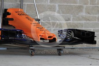 World © Octane Photographic Ltd. Formula 1 – United States GP - Pit Lane. McLaren MCL33. Circuit of the Americas (COTA), USA. Thursday 18th October 2018.