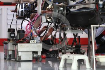 World © Octane Photographic Ltd. Formula 1 – United States GP - Pit Lane. Alfa Romeo Sauber F1 Team C37. Circuit of the Americas (COTA), USA. Thursday 18th October 2018.