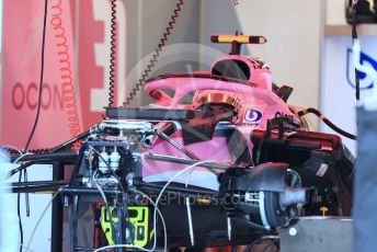 World © Octane Photographic Ltd. Formula 1 – United States GP - Pit Lane. Racing Point Force India VJM11 - Nicholas Latifi. Circuit of the Americas (COTA), USA. Thursday 18th October 2018.