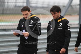 World © Octane Photographic Ltd. Formula 1 – United States GP - Track Walk. Renault Sport F1 Team RS18 – Carlos Sainz. Circuit of the Americas (COTA), USA. Thursday 18th October 2018.