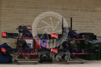 World © Octane Photographic Ltd. Formula 1 – United States GP - Pit Lane. Scuderia Toro Rosso STR13. Circuit of the Americas (COTA), USA. Thursday 18th October 2018.