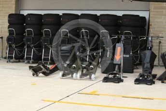 World © Octane Photographic Ltd. Formula 1 – United States GP - Pit Lane. McLaren MCL33. Circuit of the Americas (COTA), USA. Thursday 18th October 2018.