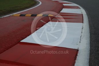 World © Octane Photographic Ltd. Formula 1 – United States GP - Track Walk. New Kerb on Turn 17. Circuit of the Americas (COTA), USA. Thursday 18th October 2018.