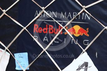 World © Octane Photographic Ltd. Formula 1 – United States GP – Pit Lane Setup. Aston Martin Red Bull Racing TAG Heuer. Circuit of the Americas (COTA), USA. Wednesday 17th October 2018.